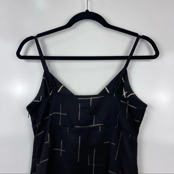 Vintage 90's Preview Collection Sleeveless Sheer Overlay Knee Length Dress 6P - Picture 4 of 10